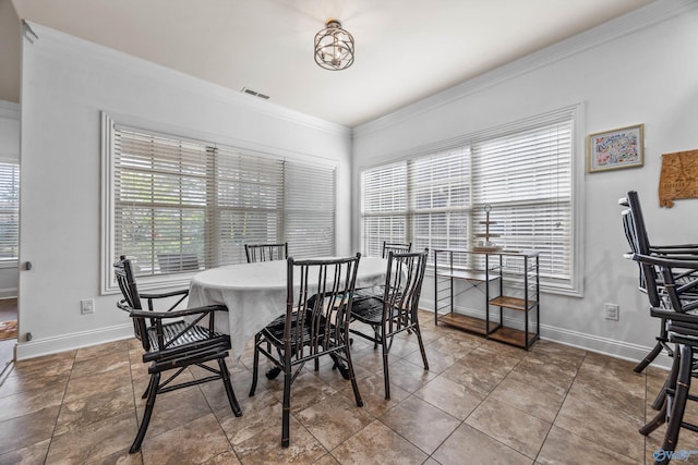 11 Nandina Ln SW, Huntsville, AL 35824 - dining room featuring ornamental molding and baseboards
