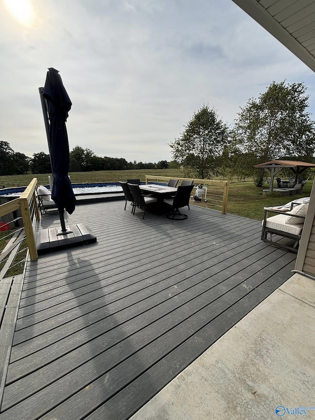 view of deck