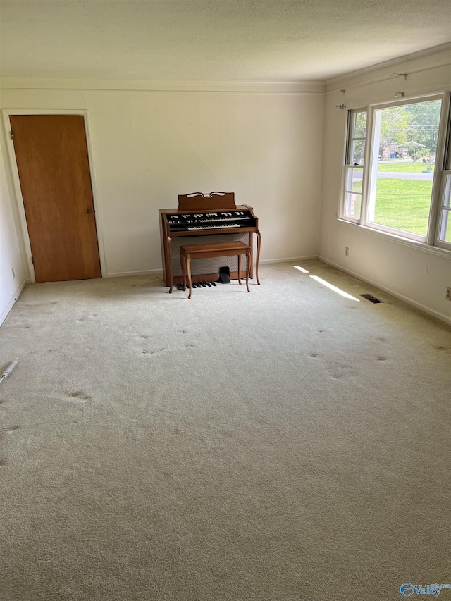 620 Elder St, Boaz, AL 35957 - unfurnished room featuring baseboards, carpet floors, and crown molding