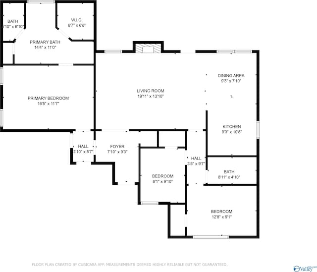 302 Meredith Dr, Muscle Shoals, AL 35661 - room layout