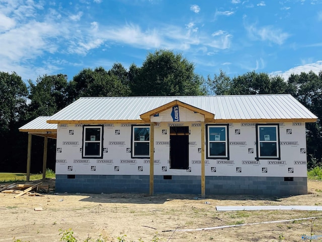 view of property in mid-construction