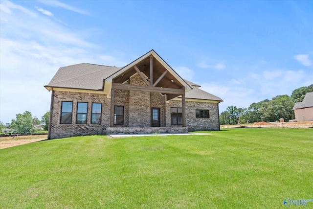 22692 Gunner Cir, Athens, AL 35613 - view of front of house with brick siding and a front lawn