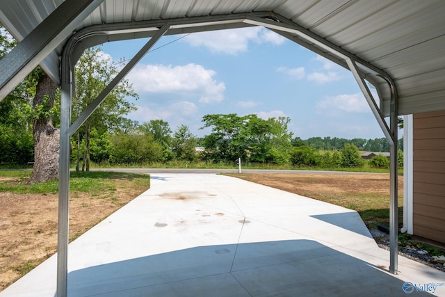 2221 Old Union Rd, Grant, AL 35747 - view of patio featuring view of wooded area