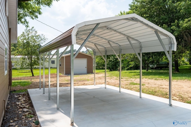 2221 Old Union Rd, Grant, AL 35747 - view of car parking featuring a garage