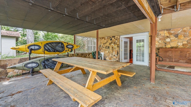 view of patio / terrace featuring outdoor dining space