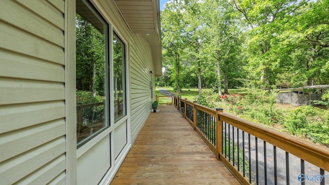 view of deck