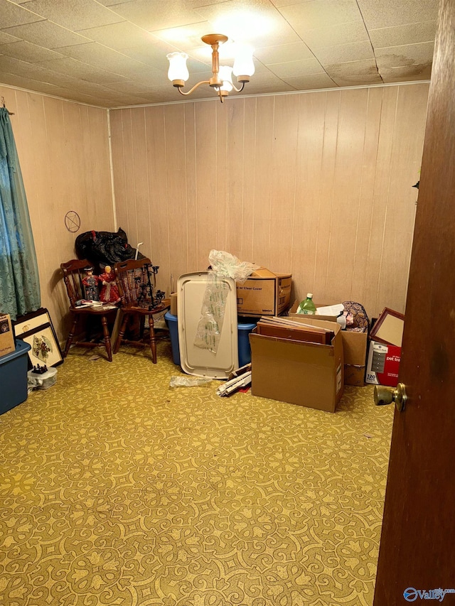 view of storage