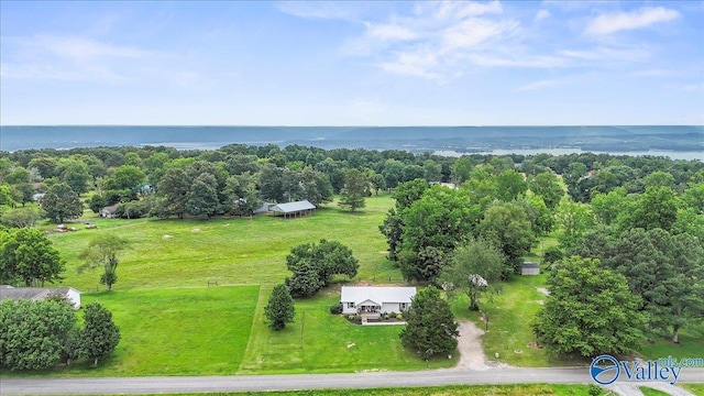 1760 Horseshoe Bend Rd, Scottsboro, AL 35769 - aerial view of property and surrounding area with a nearby body of water