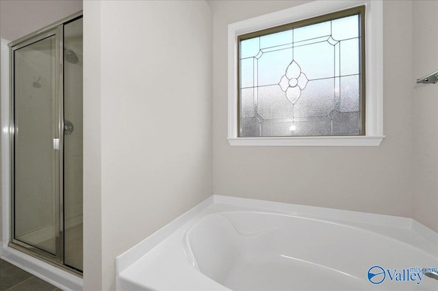 5 Leyland Dr, Huntsville, AL 35824 - full bathroom featuring a stall shower and a garden tub