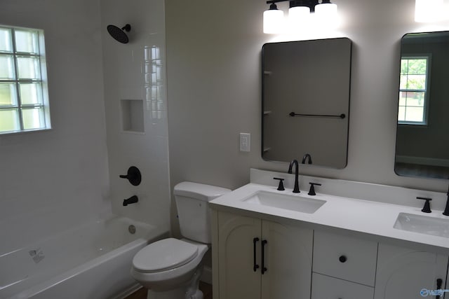 3720 Tidmore Bend Rd, Gadsden, AL 35901 - full bathroom with double vanity and  shower combination