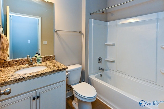 9 Leyland Dr SW, Huntsville, AL 35824 - full bath with  shower combination, vanity, and toilet