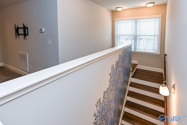 9 Leyland Dr SW, Huntsville, AL 35824 - stairs featuring visible vents and baseboards
