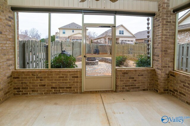 9 Leyland Dr SW, Huntsville, AL 35824 - unfurnished sunroom with a healthy amount of sunlight