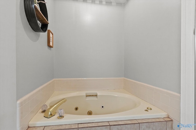 full bath featuring a tub with jets