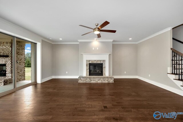 empty room with french doors, hardwood / wood-style floors, and a wealth of natural light