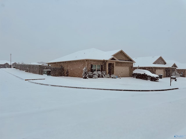 view of ranch-style home