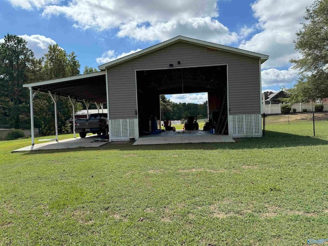 exterior space featuring a lawn