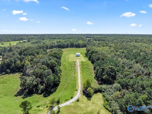 2403 Hog Jaw Rd, Arab, AL 35016 - aerial view with a wooded view