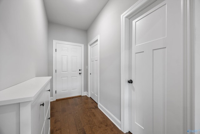 106 Timber Springs Ct, Madison, AL 35756 - corridor with dark wood-type flooring and baseboards
