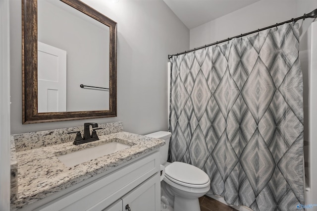 106 Timber Springs Ct, Madison, AL 35756 - full bath featuring vanity, toilet, and a shower with shower curtain