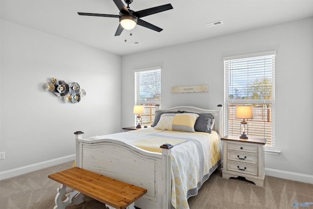 24009 Quints Dr, Athens, AL 35613 - bedroom featuring carpet floors, baseboards, and ceiling fan