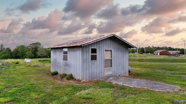 view of outbuilding featuring an outdoor structure