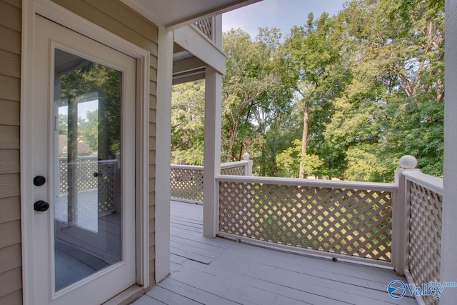 view of deck