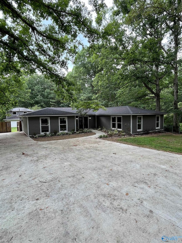 view of ranch-style house