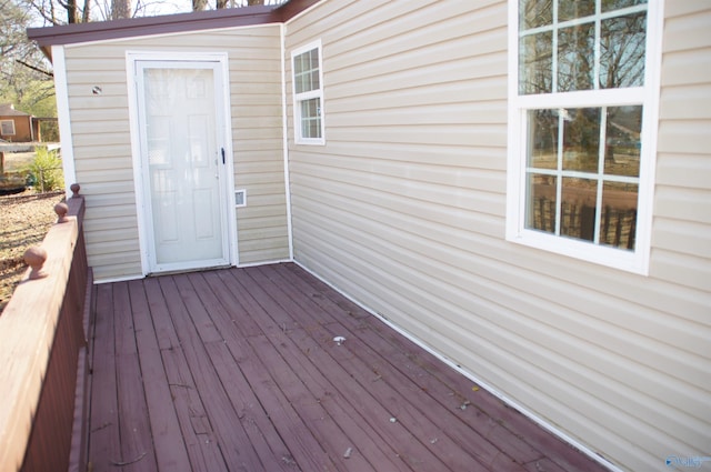 view of deck