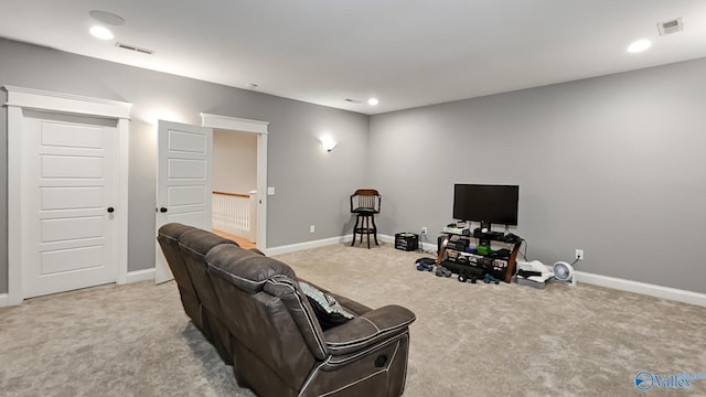 25 Cypress Grove Ln, Huntsville, AL 35824 - carpeted living area with baseboards and recessed lighting