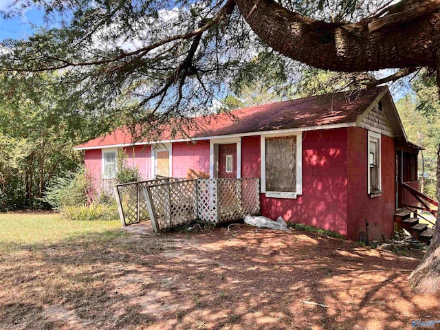 view of ranch-style home