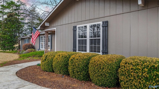 view of property exterior