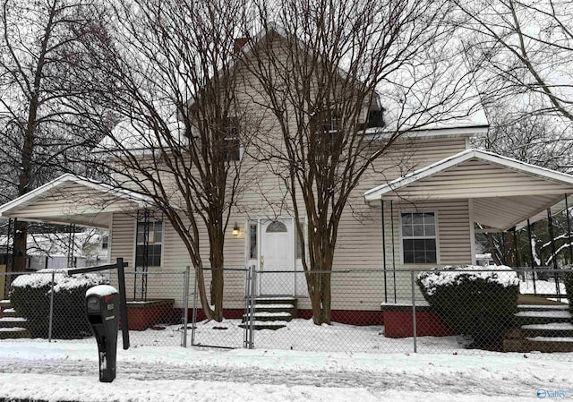 view of front of house