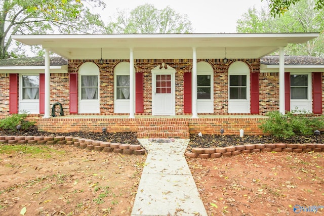 view of ranch-style house