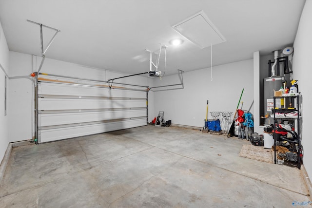 25066 Delilah Cir, Athens, AL 35613 - garage featuring gas water heater and a garage door opener