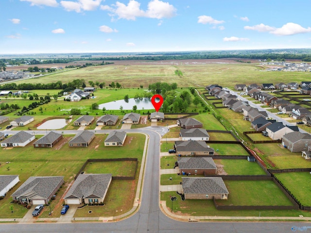 25066 Delilah Cir, Athens, AL 35613 - drone / aerial view with a residential view and a water view