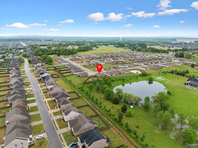 25066 Delilah Cir, Athens, AL 35613 - aerial view featuring a water view and a residential view
