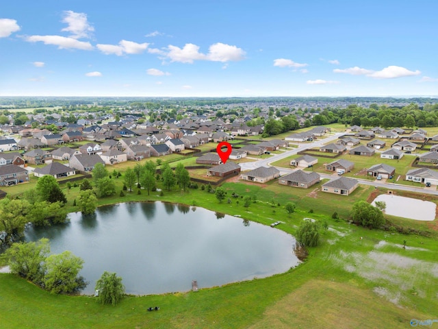 25066 Delilah Cir, Athens, AL 35613 - bird's eye view with a water view and a residential view