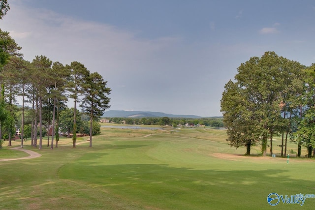 view of community featuring golf course view