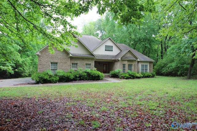 730 John Cabaniss Rd, Langston, AL 35755 - craftsman-style home featuring brick siding and a front lawn