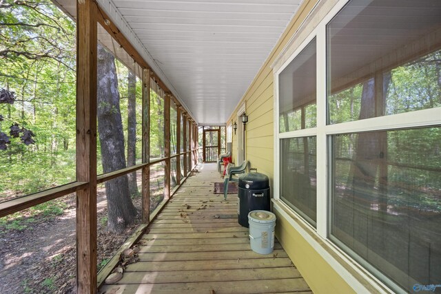 970 County Road 454, Centre, AL 35960 - view of unfurnished sunroom