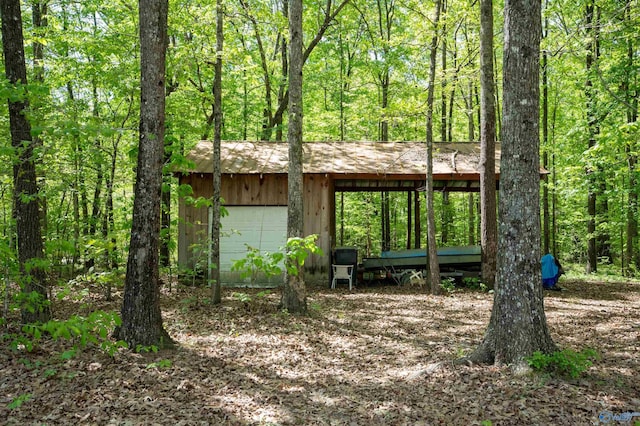970 County Road 454, Centre, AL 35960 - view of outbuilding featuring an outdoor structure and a view of trees