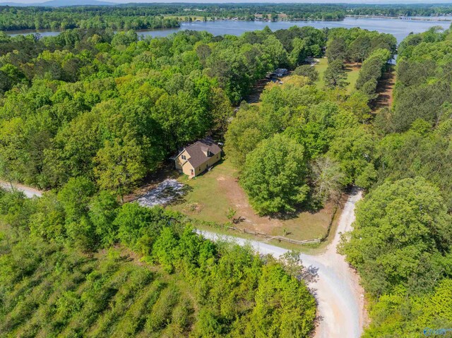 970 County Road 454, Centre, AL 35960 - birds eye view of property featuring a forest view and a water view