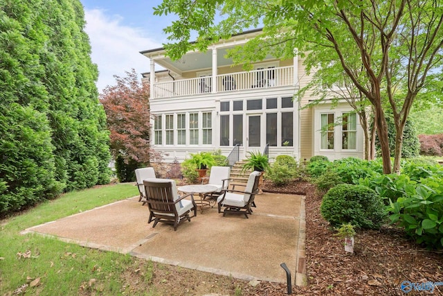 19 Ledges Main SE, Huntsville, AL 35802 - view of patio with a balcony