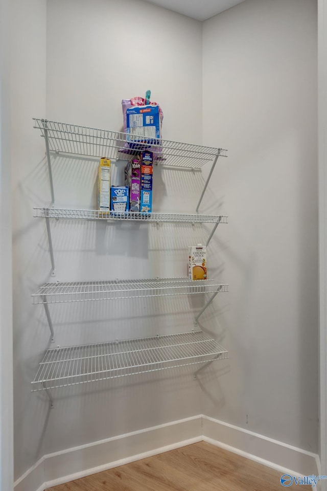 view of pantry