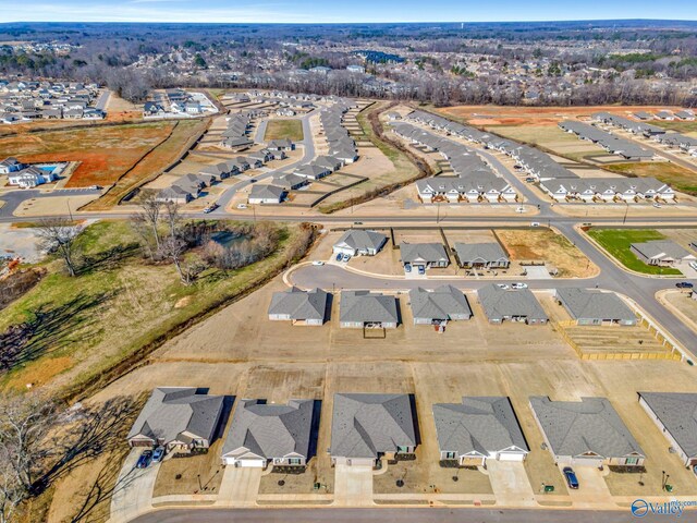 birds eye view of property featuring a residential view