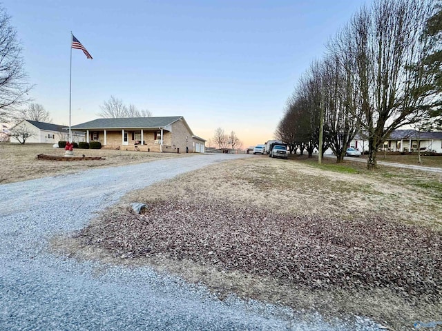 view of road