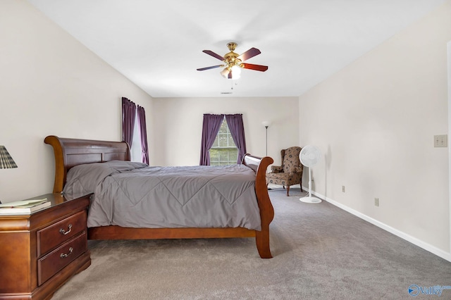 152 Old Vaughn Bridge Rd, Hartselle, AL 35640 - carpeted bedroom featuring baseboards and ceiling fan
