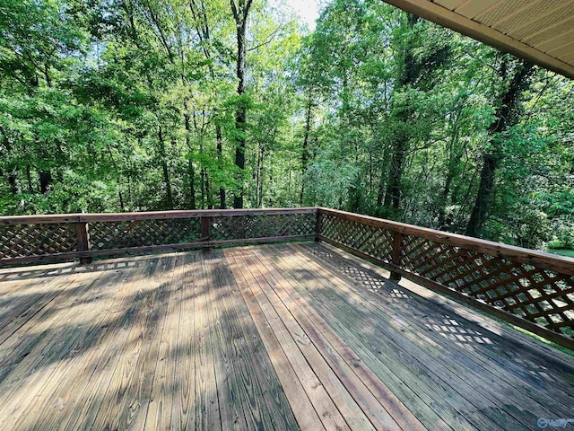 view of deck