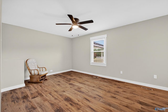 2605 Ready Section Rd, Toney, AL 35773 - unfurnished room featuring wood finished floors and a ceiling fan